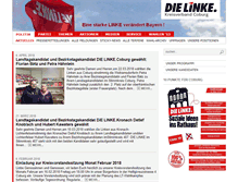 Tablet Screenshot of dielinke-coburg.de